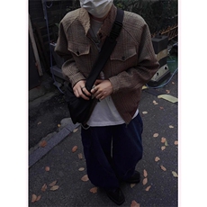 威尔士亲王千鸟格哈灵顿短夹克设计感上衣JK001特P100加绒110，男装夹克，星座1004（原星座815-3）