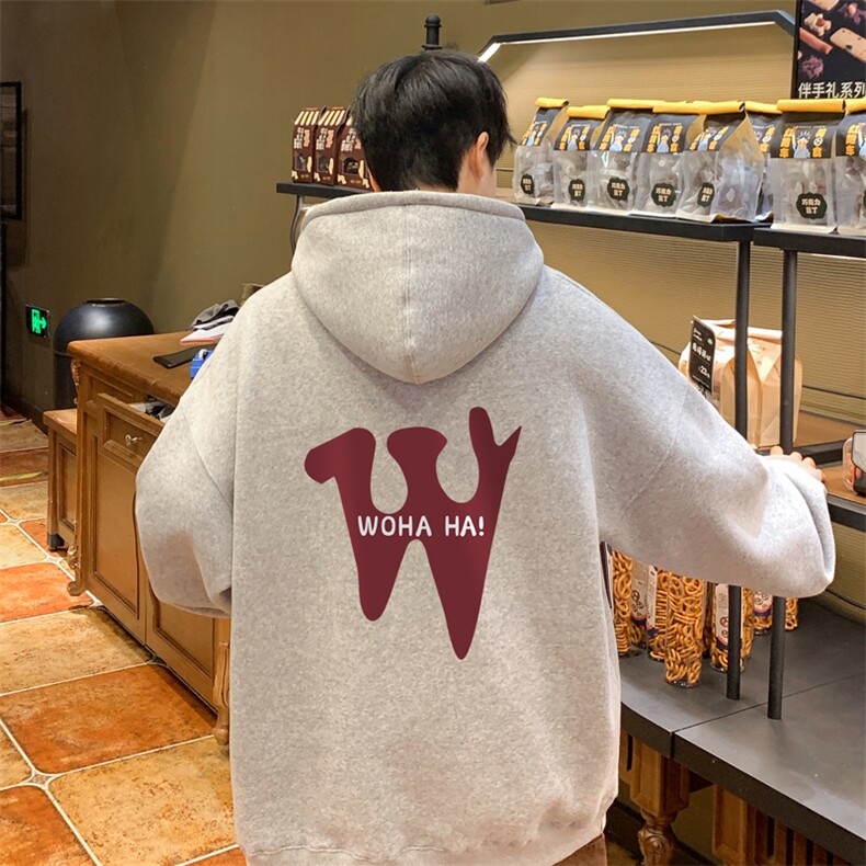 ！连帽圆领卫衣男装港风帽衫男LM126-P35,男装卫衣,电商B367