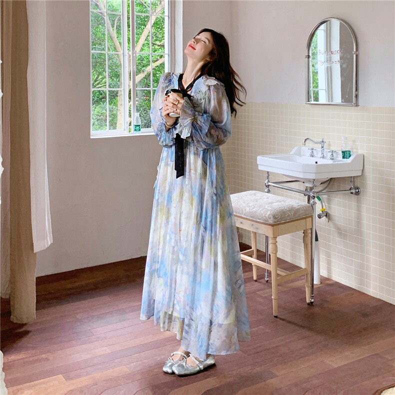 春季重工印花连衣裙C111-2605-P170-K278,女装连衣裙,2C111