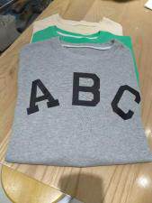 字母卫衣，女装卫衣/绒衫，白柚