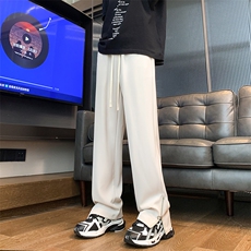 高街直筒松紧腰坠感速干冰丝休闲裤长裤XZ-221-1-K1502-P45，男装休闲裤，星座221-1