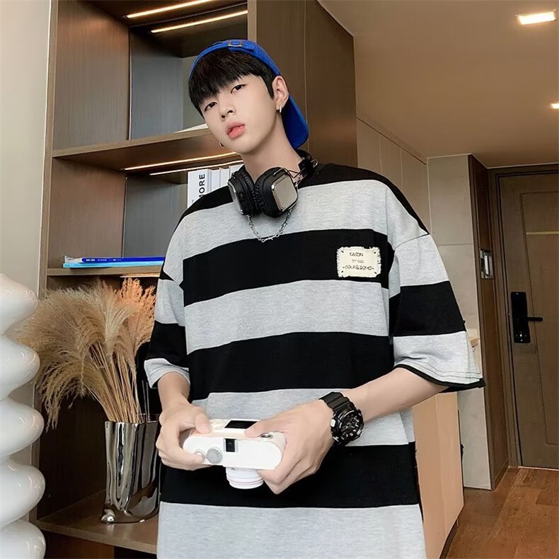 2023春夏季新款男休闲圆领短袖T恤BC041P25,男装T恤,星座1116-2