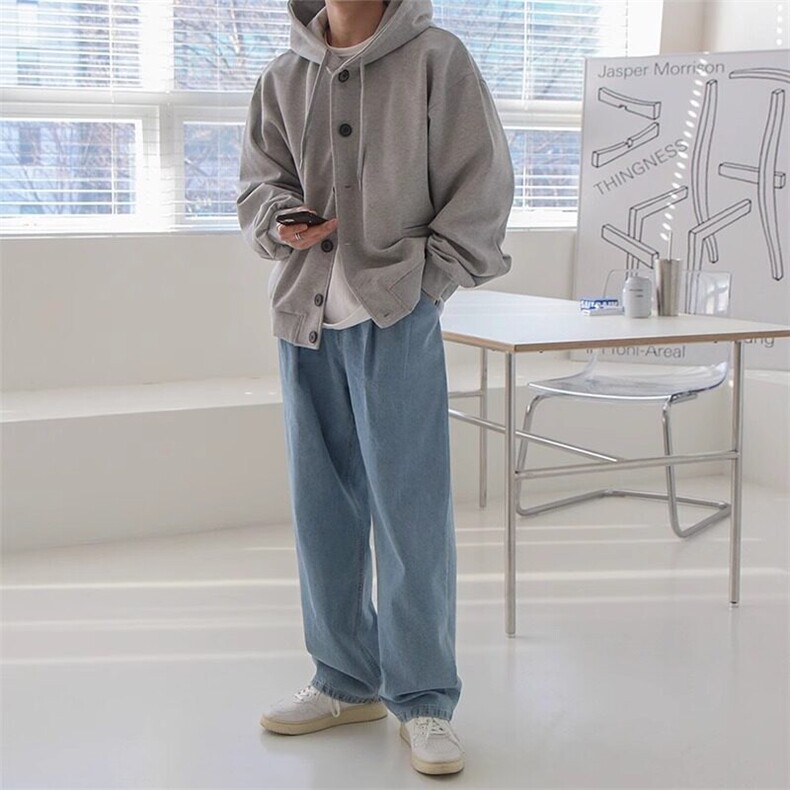 W9353-P60网图现货新款美式复古重磅开衫连帽卫衣宽松休闲外套,男装卫衣,星座1608-2