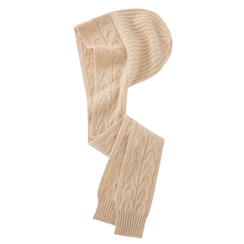 春秋帽子围巾一体男女同款，围巾，天宇悦翔羊绒