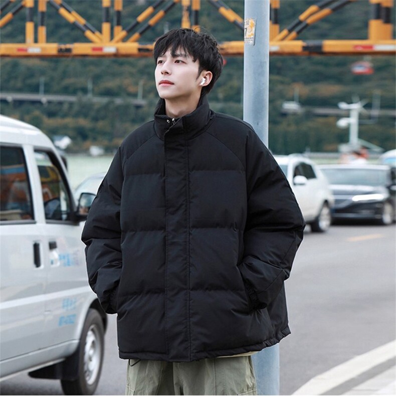 现货高品质美式高街冬季重磅三防加厚羽绒棉衣厚外套面包棉服，男装棉衣，电商A486