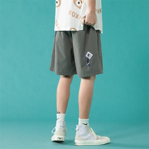 ！2023夏季潮流袖标男士短裤百搭五分裤四分裤中裤DK01P30图片