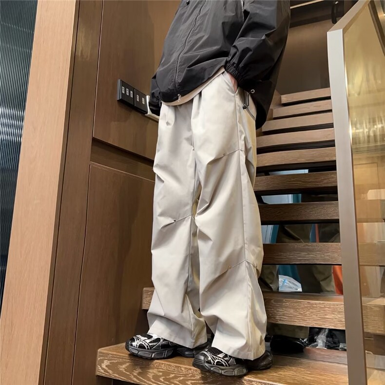 日系工装裤男高街潮牌秋季ins欧美嘻哈运动休闲裤机能风裤子,男装休闲裤,星座716-3