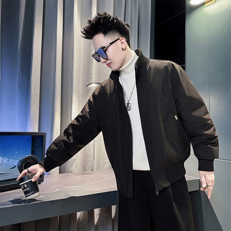 冬季新款男士立领棉衣男潮流简约棉服外套MY8601-P148,男装棉衣,电商A368
