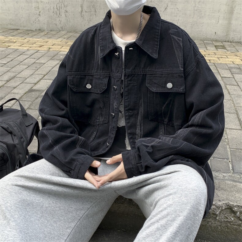W2967-P63春秋季薄款ins潮流扎染牛仔衣美式hiphop外套夹克男,男装夹克,星座512-6