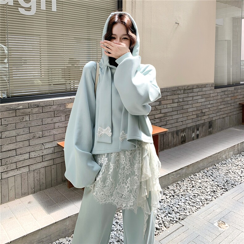 大货出卫衣+裤子+蕾丝屁帘三件套5759-P195K298,女装套装/套裙,2C332