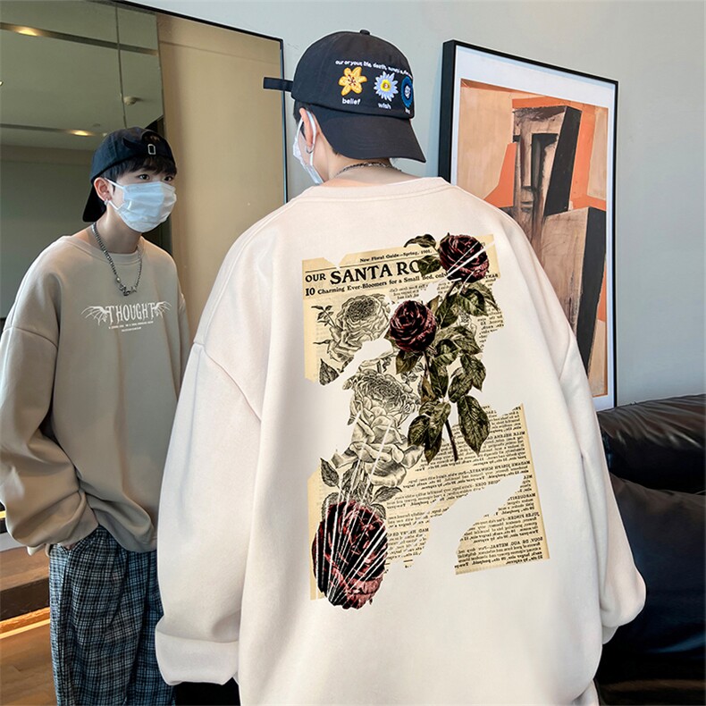 直播360克重磅美式潮牌印花卫衣Y108特P28同步供应华棉品质,男装卫衣,电商A486