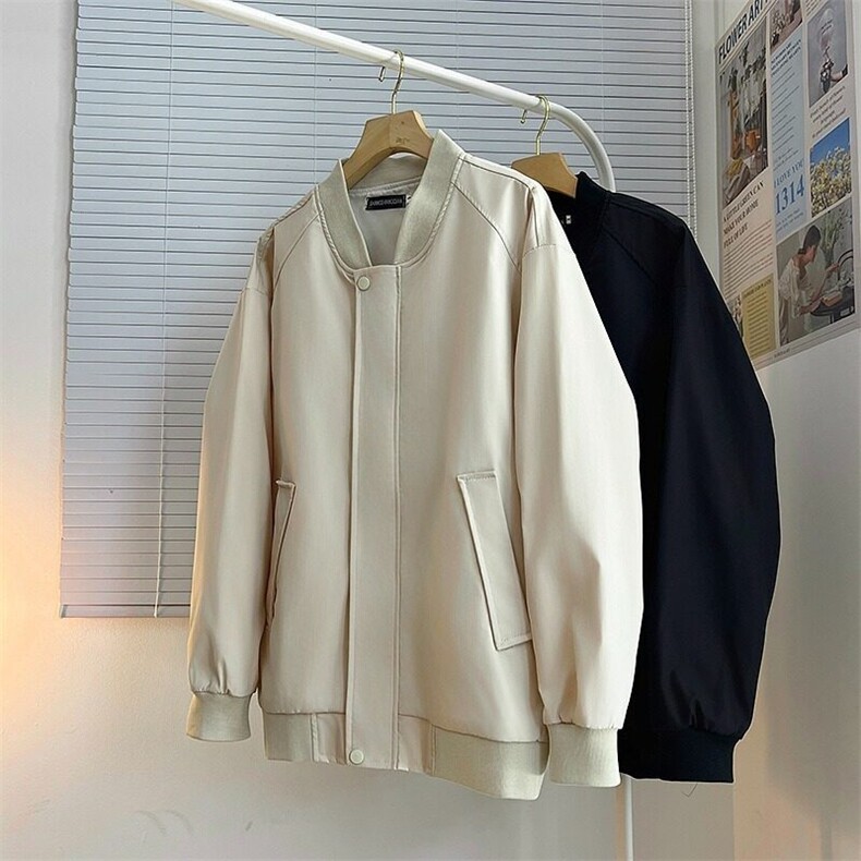 美式飞行员夹克男款春秋季潮牌情侣棒球服上衣外套622-P68，男装夹克，星座1109-3