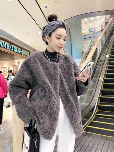 摩卡熊外套，女装，一杭