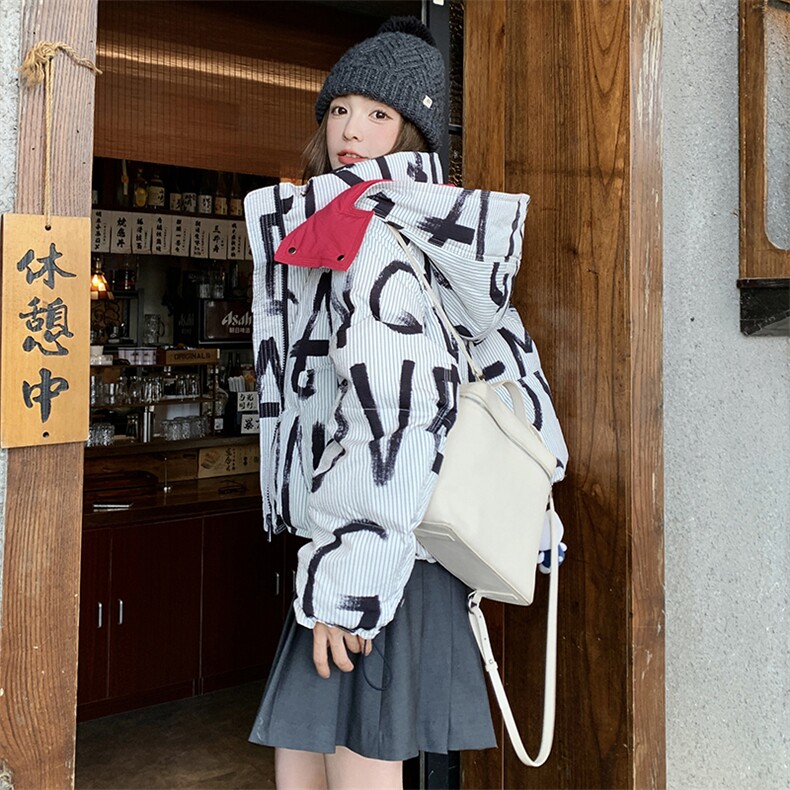 【现货】设计满满的字母羽绒服外套088-9917p255k398,女装羽绒服,2C088
