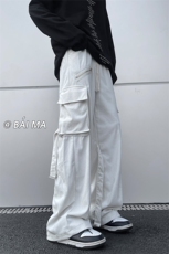 06秋季美式高街宽松多口袋工装裤灯芯绒直筒裤XZ211-1-K2206-P60，男装工装外套，星座211-1
