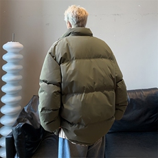 立领棉服男冬季潮牌加厚面包服cityboy保暖外套男M0128-P78，男装棉衣，星座308B-1