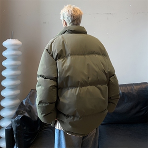 立领棉服男冬季潮牌加厚面包服cityboy保暖外套男M0128-P78图片