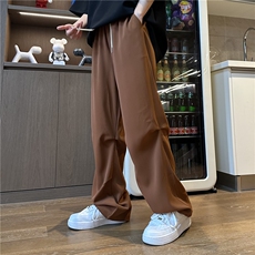 抖音品质夏季垂感冰丝休闲裤PJ02-P45尺码M-3XL，男装休闲裤，星座808A-1