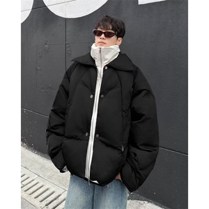 【有货】DM9094-P148冬季新款美式潮牌双层领假两件棉服男加厚衣图片