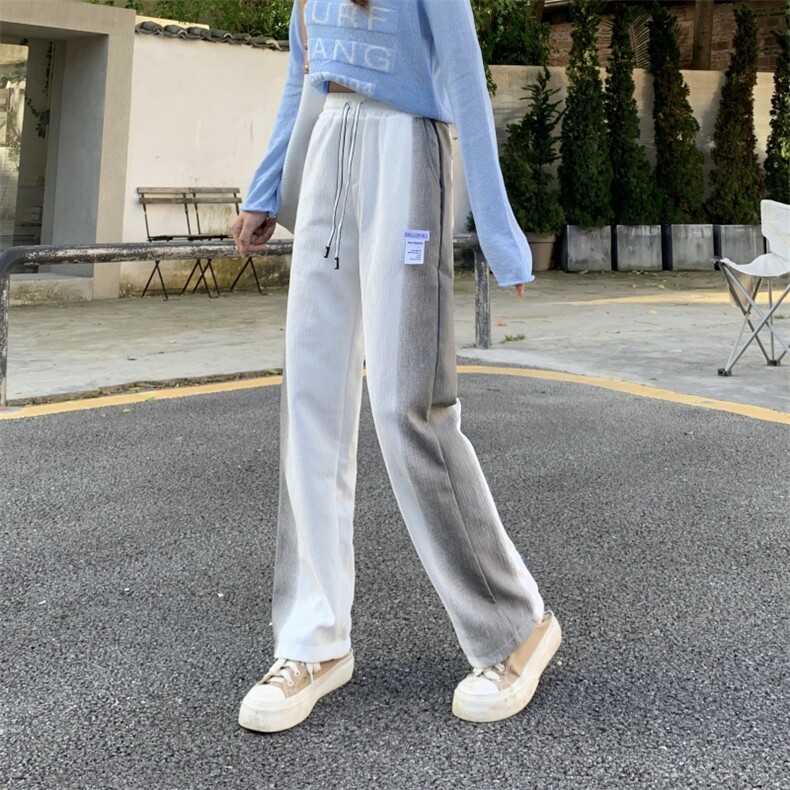 休闲裤夏季薄款宽松裤子美式高街直筒裤K105-P40,男装休闲裤,星座911-2(原星座613-2）