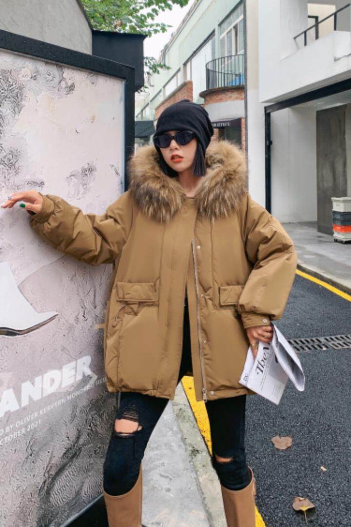 现货新款羽绒派克服90白鸭绒、补单不断，其它，登石木子