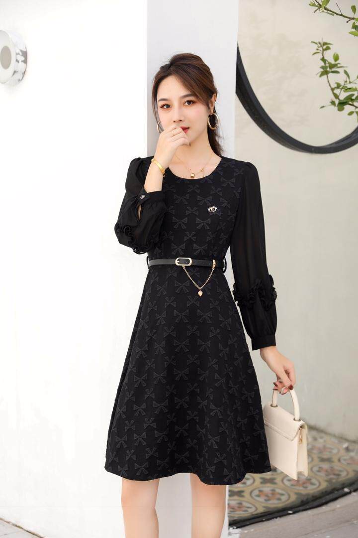 现货秋装连衣裙，女装连衣裙，锦豪达