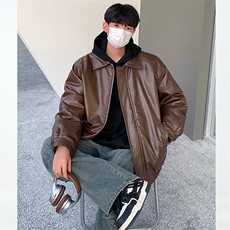 现货常规PY03-P88加棉MY03-P118皮夹克皮棉衣棉服，男装夹克，电商B327