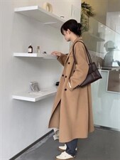 【现货】新款羊绒大衣韩版，其它，Yibee