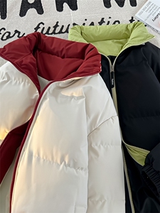 ！2025新款加厚棉服冬季拼色情侣立领棉衣 CM98812-P70特图片