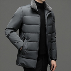 QN2205钱塘2020-2冬季厚款新款中年男士商务休闲简约棉衣P65，男装棉衣，钱塘207-2