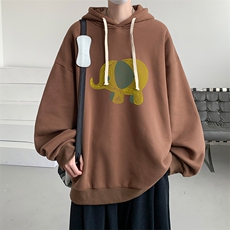 连帽卫衣男大码胖子帽衫大号运动服WY2441-P35，男装卫衣，电商A040