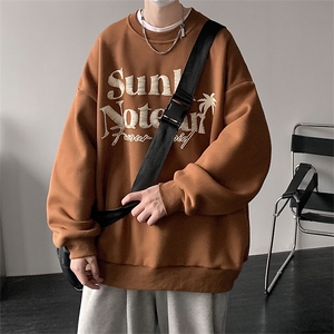 2023春季新款美式发泡印花卫衣cityboy学院风外穿上衣MY02390-P38图片
