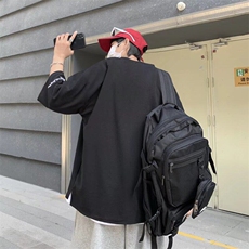 Q365-P25七分袖t恤夏季薄款短袖港风潮牌宽松休闲半袖上衣体恤，男装T恤，星座911-1