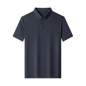 夏季新款男士翻领短袖t恤中年有领男装上衣服休闲POLO衫图片