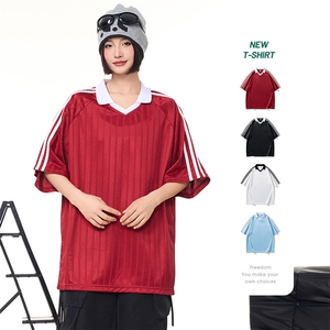 冰丝短袖Polo衫男士2025新款宽松潮牌T恤高端半袖休闲上衣服图片