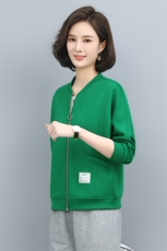 长期春新款设计感小众长袖短款外套女宽松显瘦百搭棒球服夹克开衫，女装短外套，涵誉