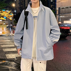 港风秋季新款外景飞行员夹克男宽松二开棒球服MYJ24-7861-P58，男装夹克，星座717