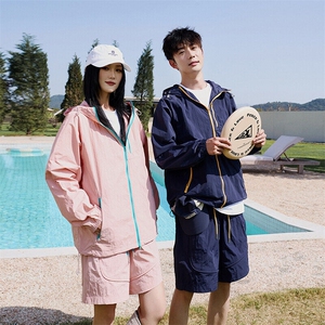 新款男女情侣款休闲套装图片