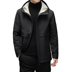 21秋冬新品简约休闲保暖连帽羽绒服中青年男装SNNYR88R2109-P245图片