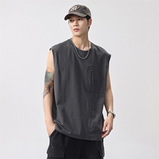 2026新款凉感背心男士夏季宽松大码运动吸汗无袖t恤潮薄健身，男装背心/马甲，电商D215