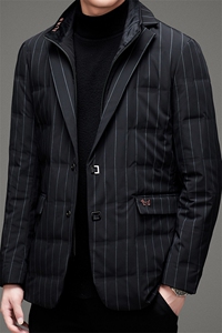 V1253钱塘2020-3羽绒服冬季白鸭绒男士冬季外套加厚保暖P265图片