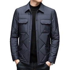 CHL22343钱塘2020-2中年男士商务休闲简约百搭冬季羽绒服P250，男装羽绒服，钱塘207-2