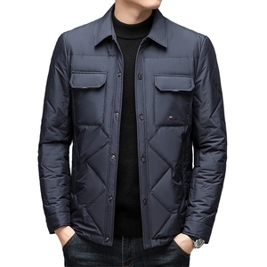 CHL22343钱塘2020-2中年男士商务休闲简约百搭冬季羽绒服P250图片