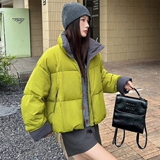 2025年冬季新款时尚潮流90白鸭绒舒适柔软短款羽绒服，女装羽绒服，心心服饰