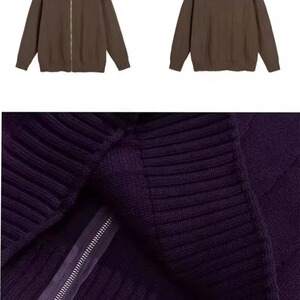 针织开衫外套男士春秋冬新款慵懒风外穿宽松休闲毛衣潮MY5003 P58图片