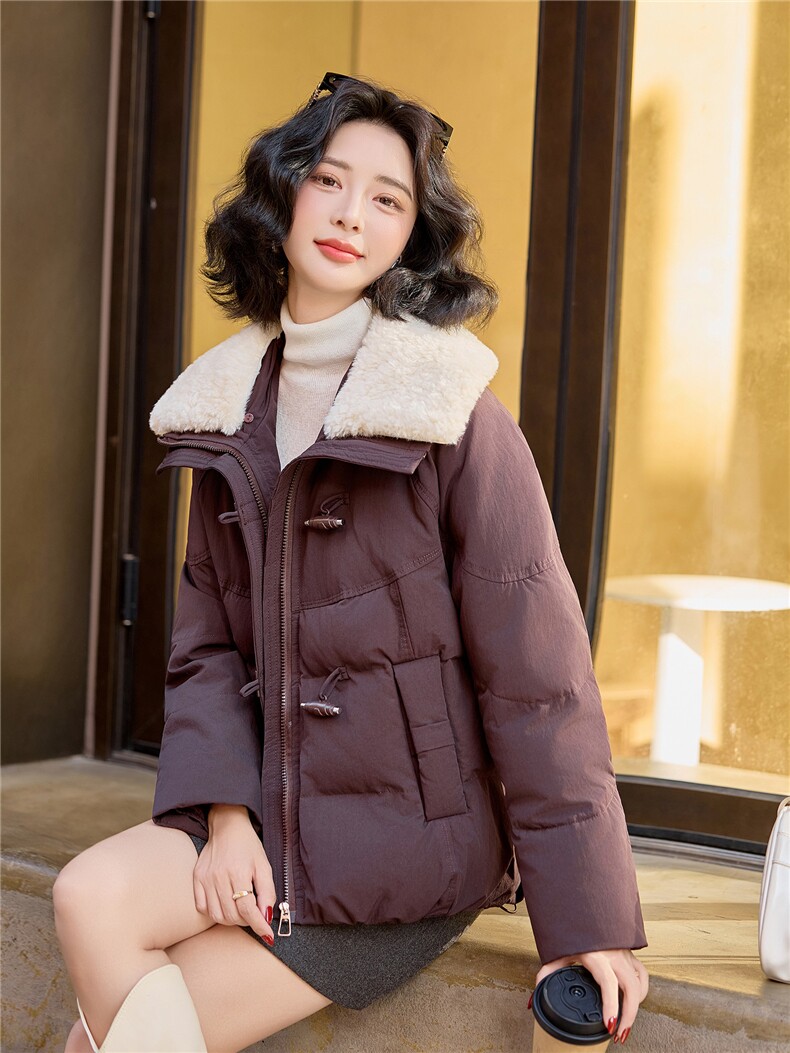 现货2025年冬季新款加厚短款韩版休闲棉衣保暖石墨烯棉衣,女装棉衣/棉服,悦祺