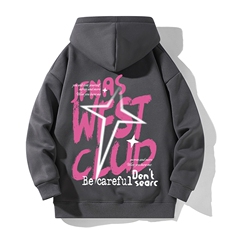 抖音得物高品质印花连帽卫衣秋冬装美式宽松连帽纯色卫衣ADL107，男装卫衣，电商A443