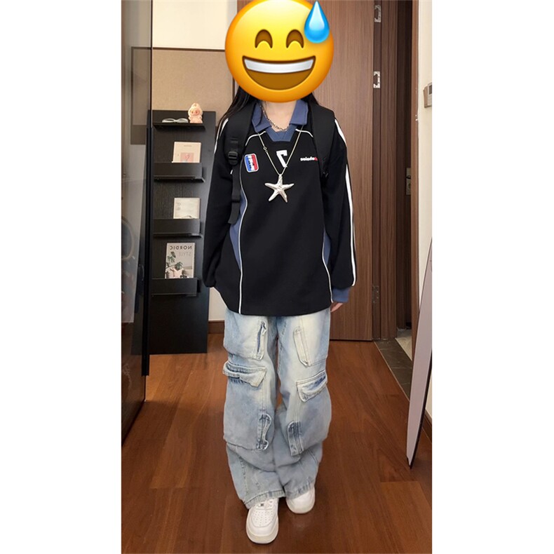 美式潮牌翻领卫衣男女cp214-特p55,男装卫衣,电商B371