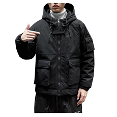 大货2019冬新款工装棉衣男日系大码连帽棉服6025-my916-p115控159，男装棉衣，星座311A