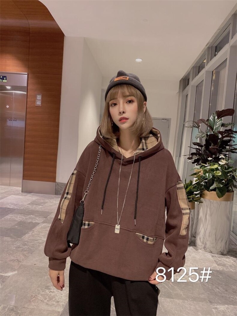 2021新款加绒卫衣，女装卫衣/绒衫，柏旺阁